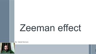 Zeeman effect experiment [upl. by Sirak]