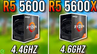 Ryzen 5 5600 vs Ryzen 5 5600X  Tested in 2024 [upl. by Nerek]