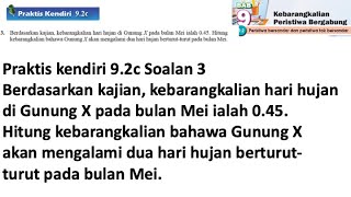 Praktis Kendiri 92b No 1  Matematik Tingkatan 4 Bab 9  Kebarangkalian peristiwa bergabung  Maths [upl. by Ettenwahs]