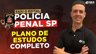 Concurso Polícia Penal SP SAPSP Agente Penitenciário Plano de Estudos [upl. by Aled]