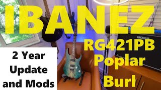 My Ibanez RG421PB Review After Owning It For Years electricguitar [upl. by Llehcim]