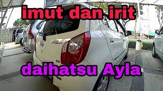 Review Mobil Bekas Daihatsu Ayla X matic th 2015 [upl. by Saloma]