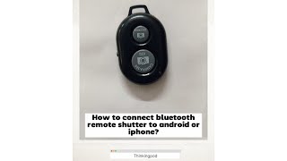 Bluetooth remote shutter for android and Iphone  selfie remote control shorts viral bluetooth [upl. by Zavras888]