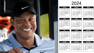 When will Tiger Woods play again Predicting Tigers 2024 PGA Tour schedule [upl. by Ahel985]