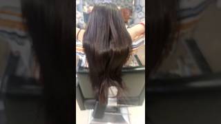 Nano plastic hair treatment before after video female anees family saloon laik  YouTube share💯💯 [upl. by Annawik472]