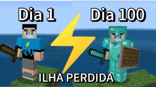 PASSEI 100 DIAS EM UMA ILHA PERDIDA NO MINECRAFT PART1  Sylvix [upl. by Etteinotna]