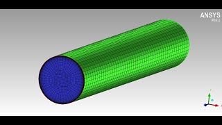 How to create structured HEXAHEDRAL MESHING using ICEM CFD for a PIPE GEOMETRY or CIRCULAR CYLINDER [upl. by Valerye]