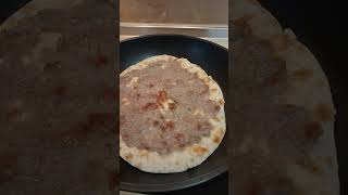 Crispy flatbread with minced meat and vegetables Recipe food delicious tasty [upl. by Terri]