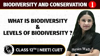 Biodiversity and Conservation 01  What Is Biodiversity amp Levels of Biodiversity  12thNEETCUET [upl. by Ahsina591]