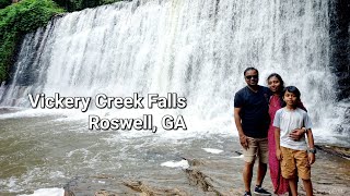 Vickery Creek Falls Roswell GA [upl. by Bela]