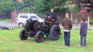 Deutz EigenbauTraktor mit Standmotor  selfmade mini tractor [upl. by Disini]