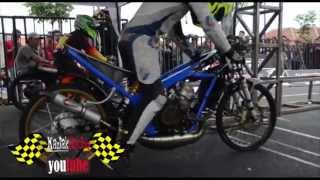 AHRS Racing drag bike Eko kodok kawasaki ninja FFA MPK speed OTD Creampie  championship [upl. by Enaxor177]