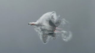 4K F22 Demo Flares Vapor and More Pacific Airshow Huntington Beach Saturday 2023 60fps [upl. by Lihkin347]