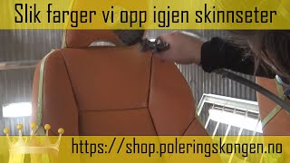 Slik farger vi skinnseter [upl. by Searby]