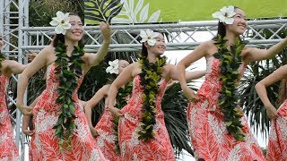 Hilo MedleyMahalo E Hilo HanakahiHilo E Hula Halau O Leilani vol8 ALOHA Sunset 2017 in Enoshima [upl. by Nauwtna849]