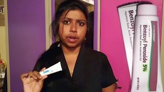 Benzoyl Peroxide Gel for Pimples and Black spot Review amp Unboxing [upl. by Farr]