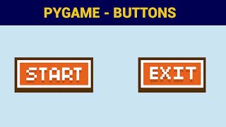 PyGame Beginner Tutorial in Python  Adding Buttons [upl. by Tarkany547]