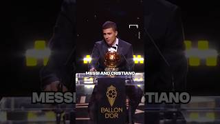 RODRI MESSI amp RONALDO inspired me to win BALLON DOR 🐐 shorts football soccer [upl. by Aleacim]