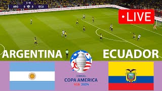 🔴Sportzfy LiveARGENTINA vs ECUADOR LIVE FOOTBALL MATCH I ARGENTINA Football Live I eFootball Pes 21 [upl. by Lyle]