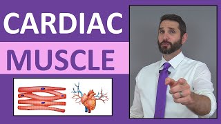 Cardiac Muscle Tissue Anatomy amp Physiology Review Lecture [upl. by Ayahs]