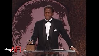 Sidney Poitier Accepts the AFI Life Achievement Award [upl. by Colline]