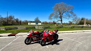 Kathy on her Ducati Panigale V2 Troy Bayliss [upl. by Philippine980]