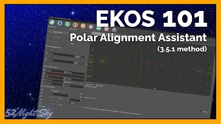 🎯 PolarAlign your Telescope using PlateSolving in EKOS [upl. by Deibel]