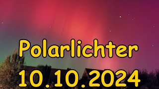 🔥Polarlichter in Niedersachsen am 10102024 Nähe Braunschweig🔥 [upl. by Emanuel]