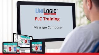 PLC Training Message ComposerUniLogic for UniStream by Unitronics [upl. by Sheelah607]