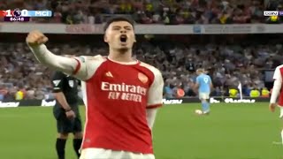 Arsenal vs Manchester City 10 goals extended highlights today Gabriel Martinelli goal vs Man City [upl. by Bodi488]