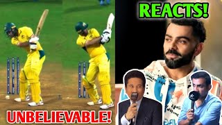 Cricketers React to Glenn Maxwell UNBELIEVABLE 201 🤯 AUS vs AFG Maxwell Batting World Cup News [upl. by Ciprian]