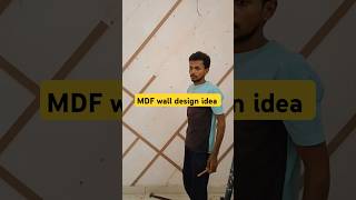 How to make a MDF wall design  MDF wall kaise banaye  MDF  Wall decor furniture wall decor [upl. by Starling]