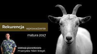 Rekurencja matura 2017 teoria zadanie 21 – analiza algorytmu [upl. by Yorick]