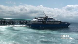 SuperCat 38 leaving Port of Calapan City [upl. by Atorod]