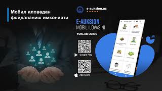 quotEAUKSIONquot электрон савдо платформасида рўйхатдан ўтиш ариза бериш электрон онлайнаукцион [upl. by Kcirderf]