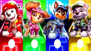 Paw Patrol Marshall vs Paw Patrol Skye vs Paw Patrol Chase vs Paw Patrol Rocky  Tiles Hop EDM Rush [upl. by Cortney]