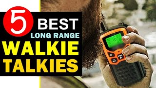 Best Long Range Walkie Talkies 2024 🏆 Top 5 Best Walkie Talkies Reviews [upl. by Lindsley]