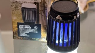 Adventuridge Light with Bug Zapper Aldi 4SR Studio adventuring light bug zapper aldi [upl. by Cristine237]