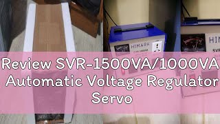 Review SVR1500VA1000VA Automatic Voltage Regulator Servo Type AVR Time Delay Analog Volt Meter [upl. by Beltran993]