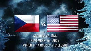 WORLD U17 CHALLENGE HIGHLIGHTS USA vs Czechia 11323 [upl. by Ellerihs]