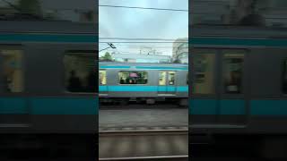 Window from Tokaido Line from Kawasaki Station to Shinagawa Station [upl. by Bud379]