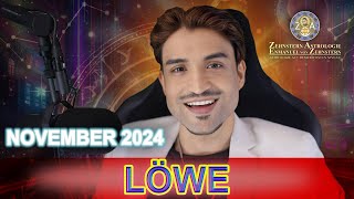 LÖWE MONATSHOROSKOP NOVEMBER 2024 ZEHNSTERN ASTROLOGIE [upl. by Ecnaralc]