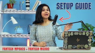 Setup Guide Fantech AC902s Boom Arm with Fantech MCX02 Microphone [upl. by Ardeid]