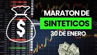 MARATON DE INDICES SINTETICOS 30 DE ENERO DERIV [upl. by Oeniri452]