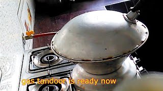 5 MINUTE TANDOORI ROTI IN GAS TANDOOR  BAATI OVEN by hogajaroor [upl. by Eirol]