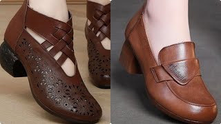 2025 GENUINE LEATHER OFFICE LOOK DESIGNER SANDALS SHOES FOR LADIES [upl. by Shani381]