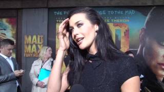 Mad Max Fury Road Megan Gale Exclusive Premiere Interview  ScreenSlam [upl. by Keeler]