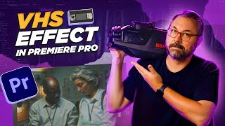 Transform Your Video into a VHS Tape in PostProduction  Adobe Video x filmriot [upl. by Vedi]