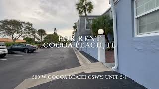 For Rent  Studio in Cocoa Beach FL [upl. by Adnalue]