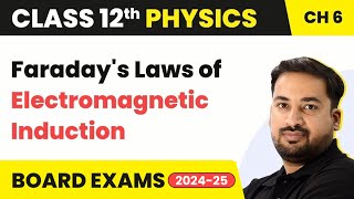 Faradays Laws of Electromagnetic Induction Electromagnetic Induction Class 12 Physics Ch 6 [upl. by Hyman]